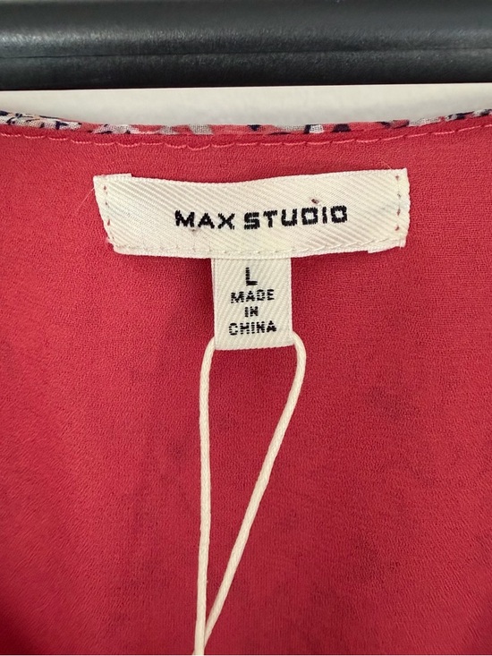 Max Studio Floral Smocked Midi Dress - Size L - Picture 5 of 12